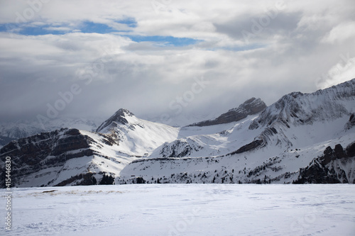 Winterlandschaft in den Schweizer Bergen