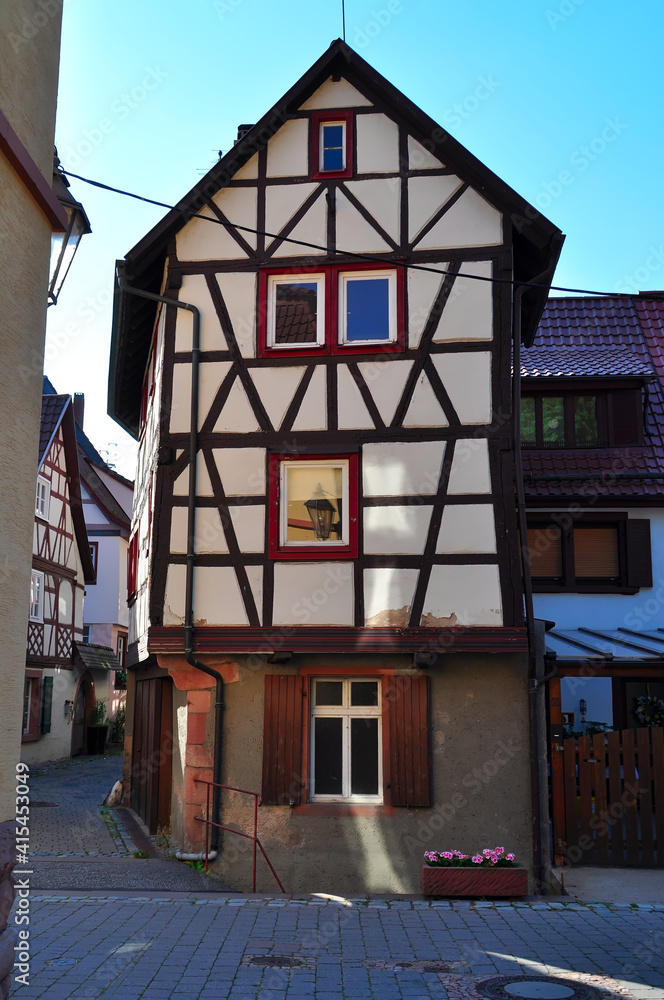 Fachwerkhaus in der Altstadt von Weinheim