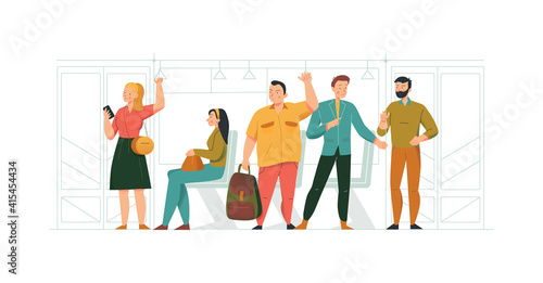 Passengers In Bus Composition
