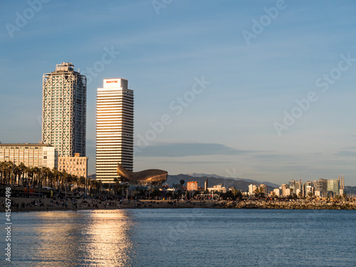 Torres Mapfre, Twin Towers of Barcelona, Hotel Axe photo