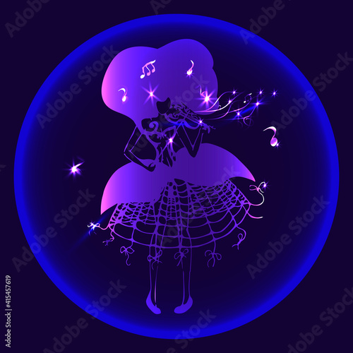 
Woman violinist 
