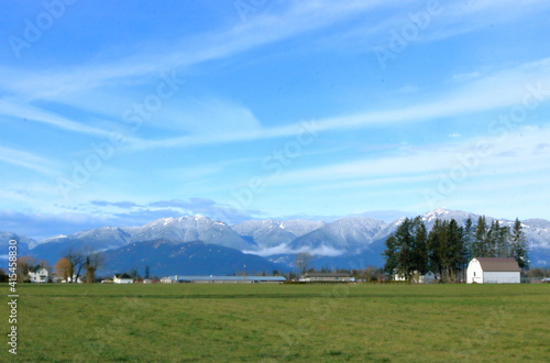 British Columbia's agricultural Fraser Valley district during the winter months