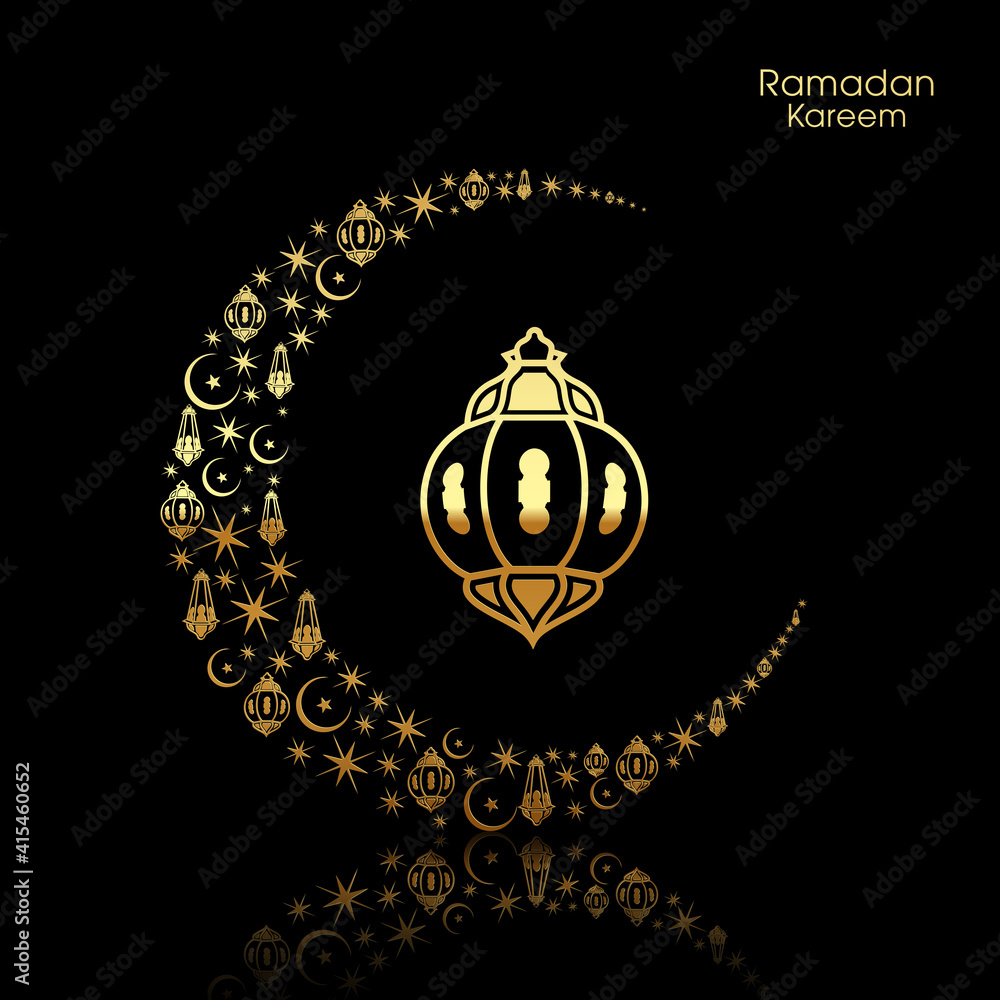 Ramadan greeting card for the Muslim community festival celebration.
Ramadan greeting card for the Muslim community festival celebration.