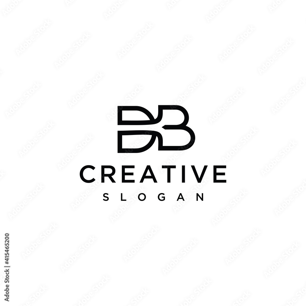 DB or BD letters logo vector symbols DB or BD letters logo vector symbols