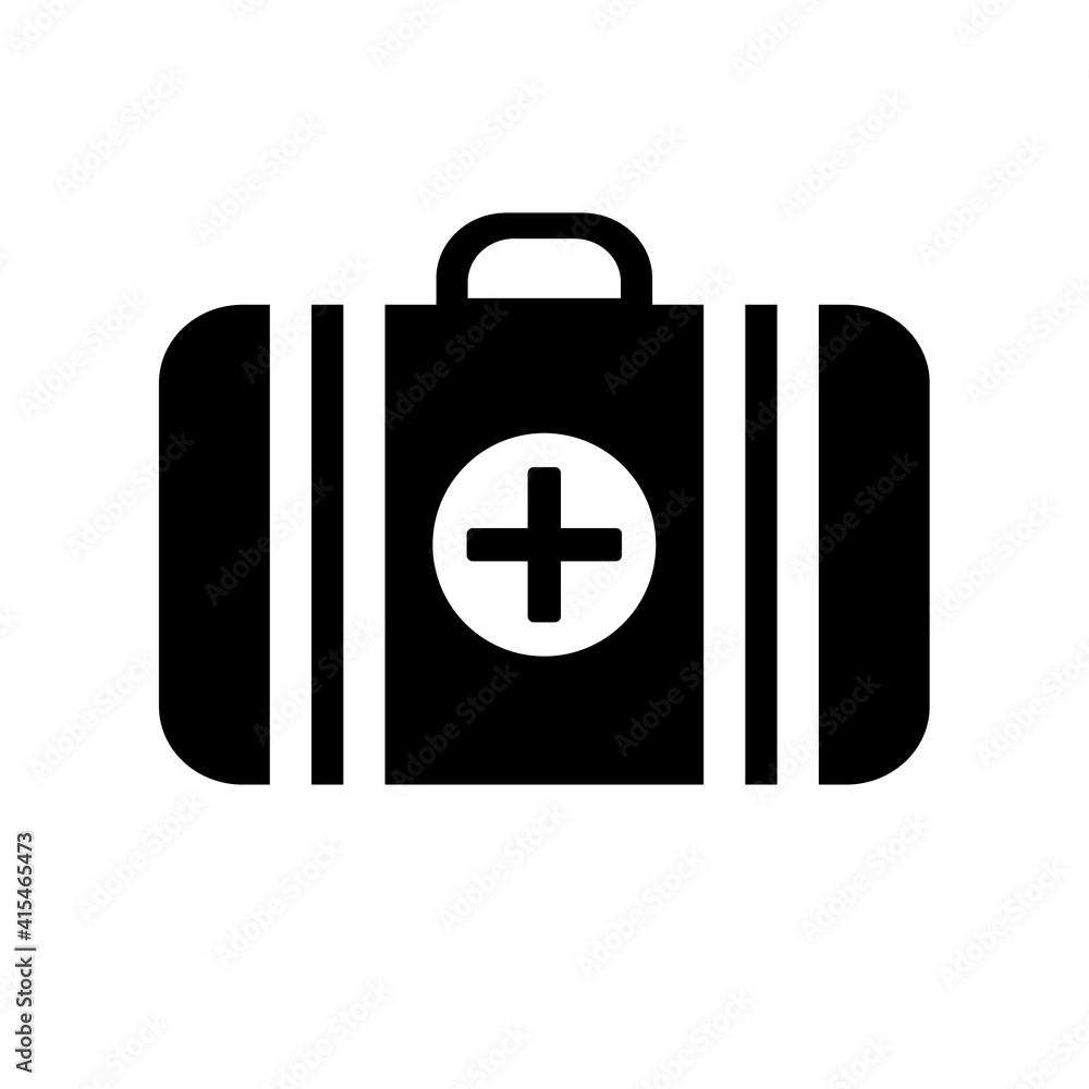 Fototapeta premium First-aid kit symbol, medical icon