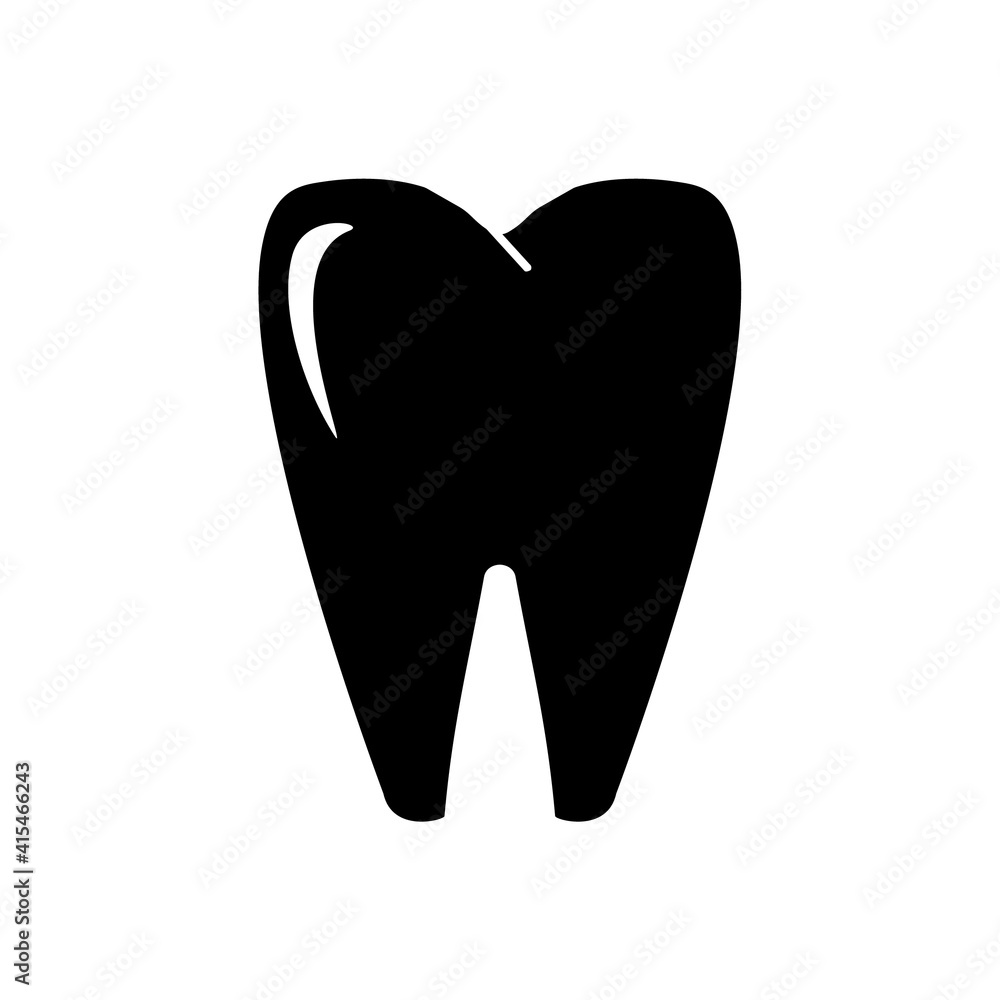 Tooth symbol, medical icon, pictogram Tooth symbol, medical icon, pictogram