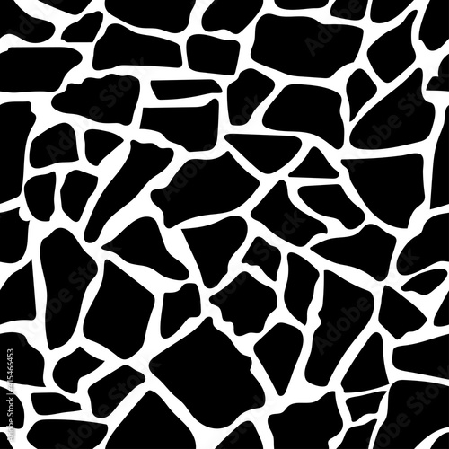 Stone seamless pattern. Vector background