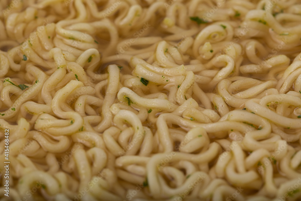 Background with instant noodle soup Background with instant noodle soup