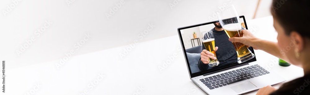 Online Virtual Beer Drinking Party