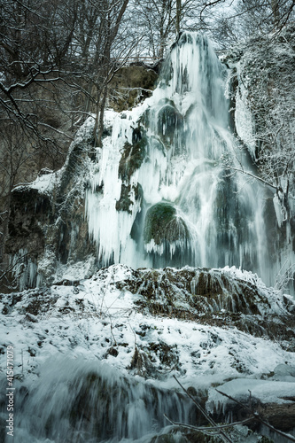 Bad Uracher Wasserfall im Winter