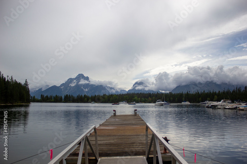 dock at Teton lake © Gene