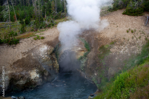 hot springs at a national park