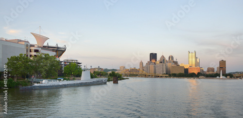 Carnegie Science Center and downtown Pittsburgh, Pittsburgh, Pennsylvania photo