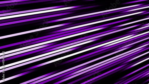 Abstract motion background, purple stripes moving from left to right in a diagonal line