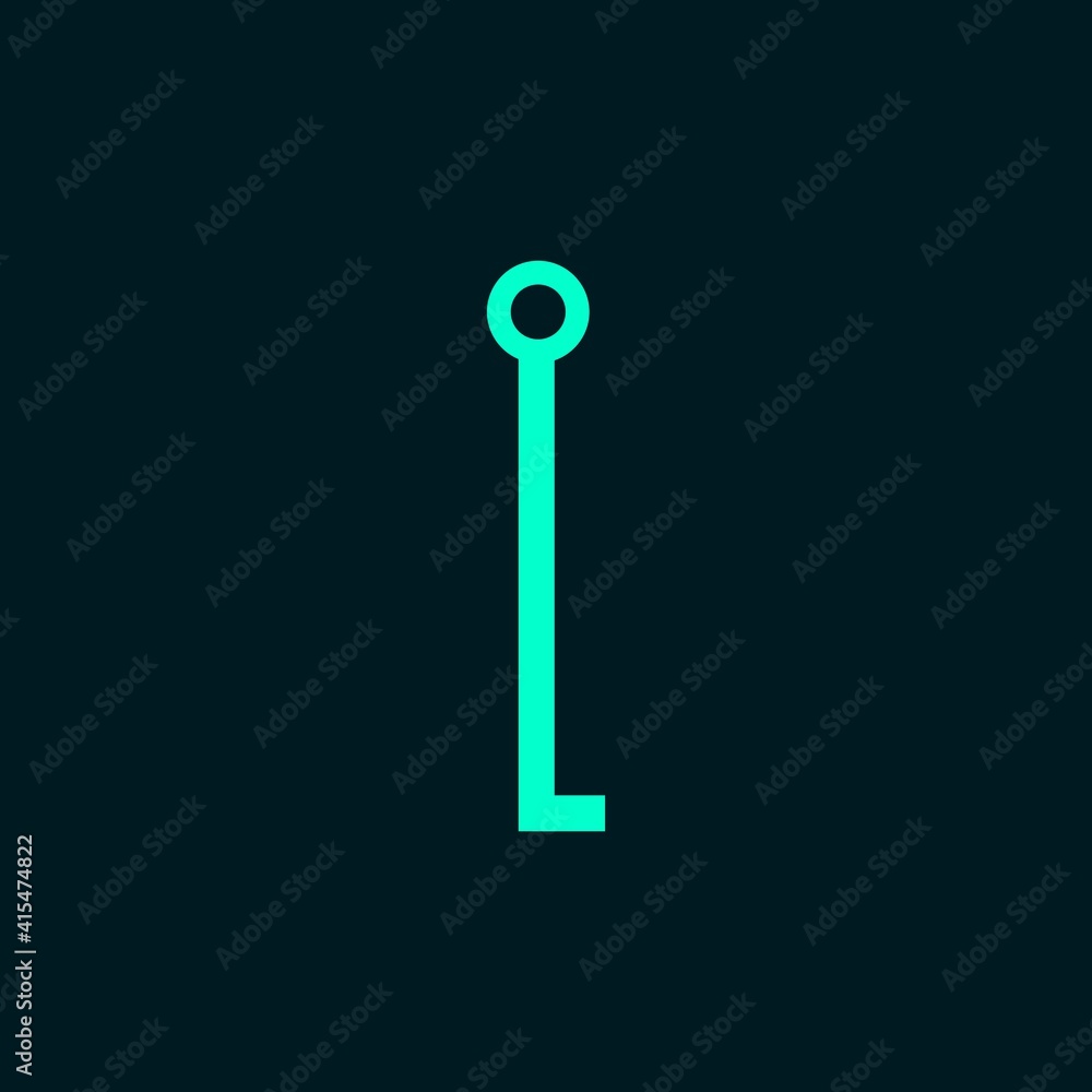 letter icon logo with modern and simple design. beautiful color composition letter icon logo with modern and simple design. beautiful color composition