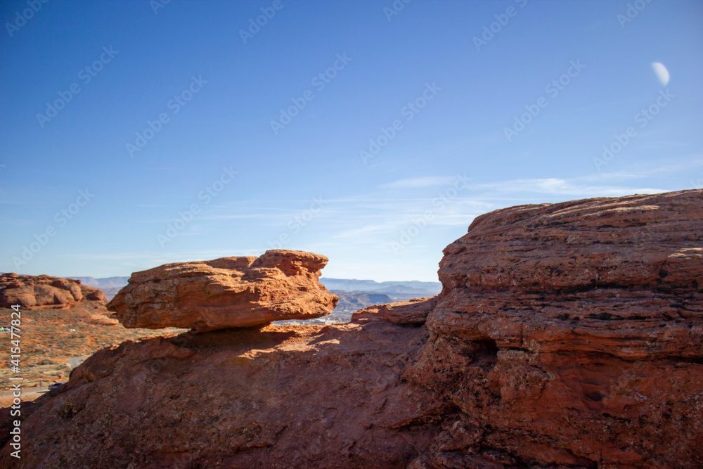 Red Rock Formation Near St. George, Utah