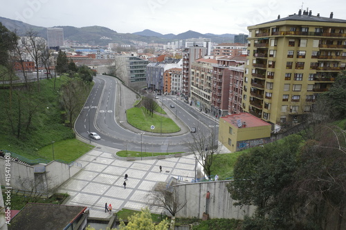 Urbanscape in the city of Bilbao © Laiotz