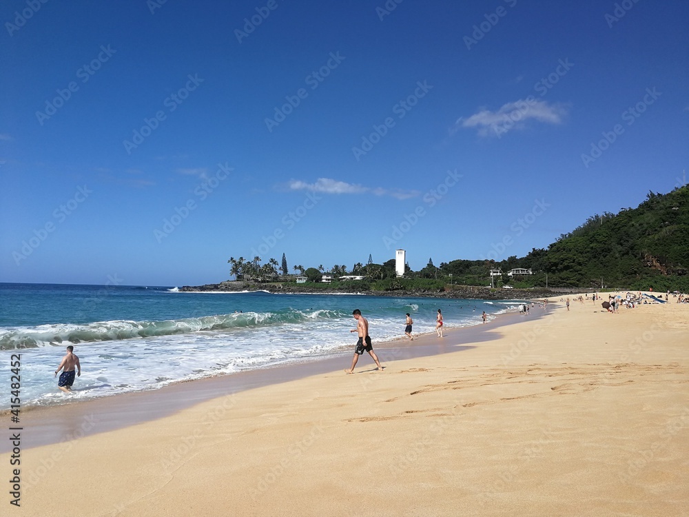 Laniakea Beach, O'ahu, Hawaii - January 2020