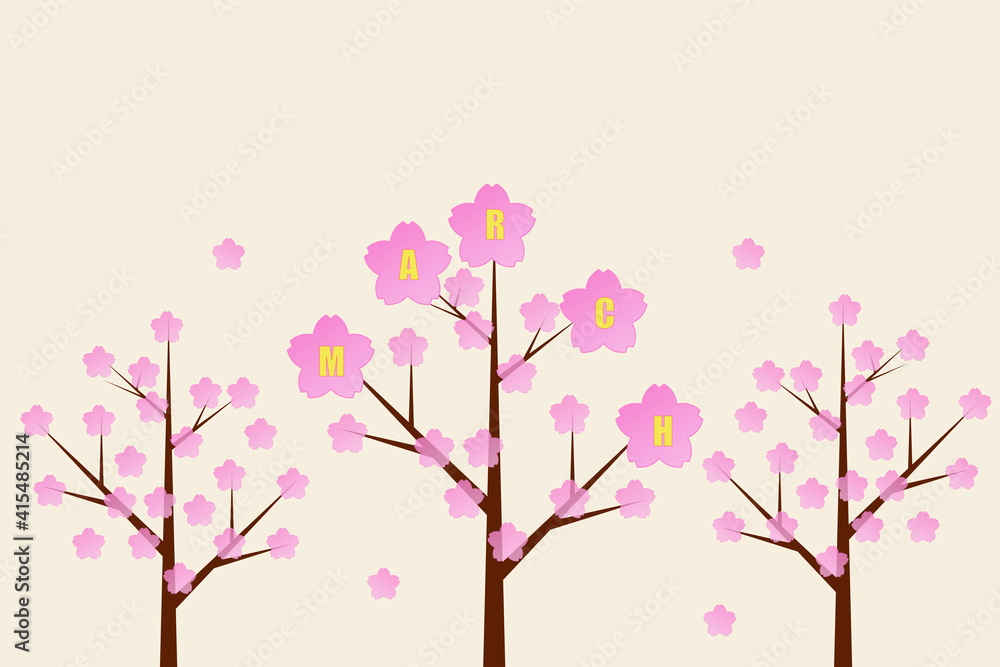桜と三月