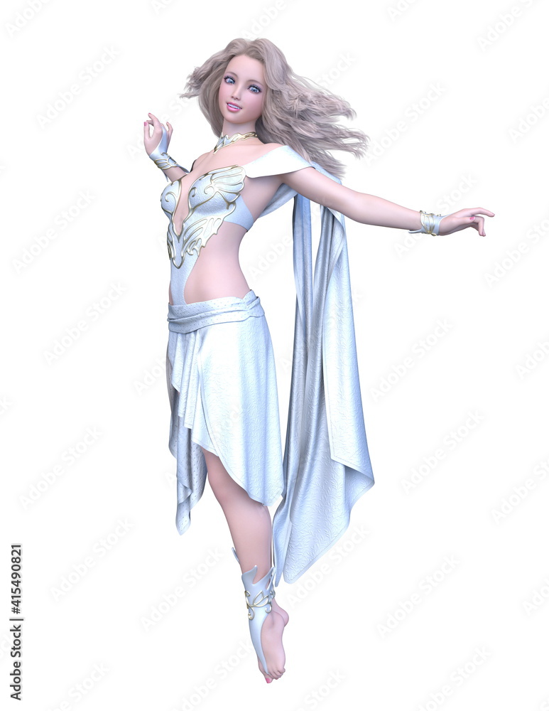 コスチュームの女性