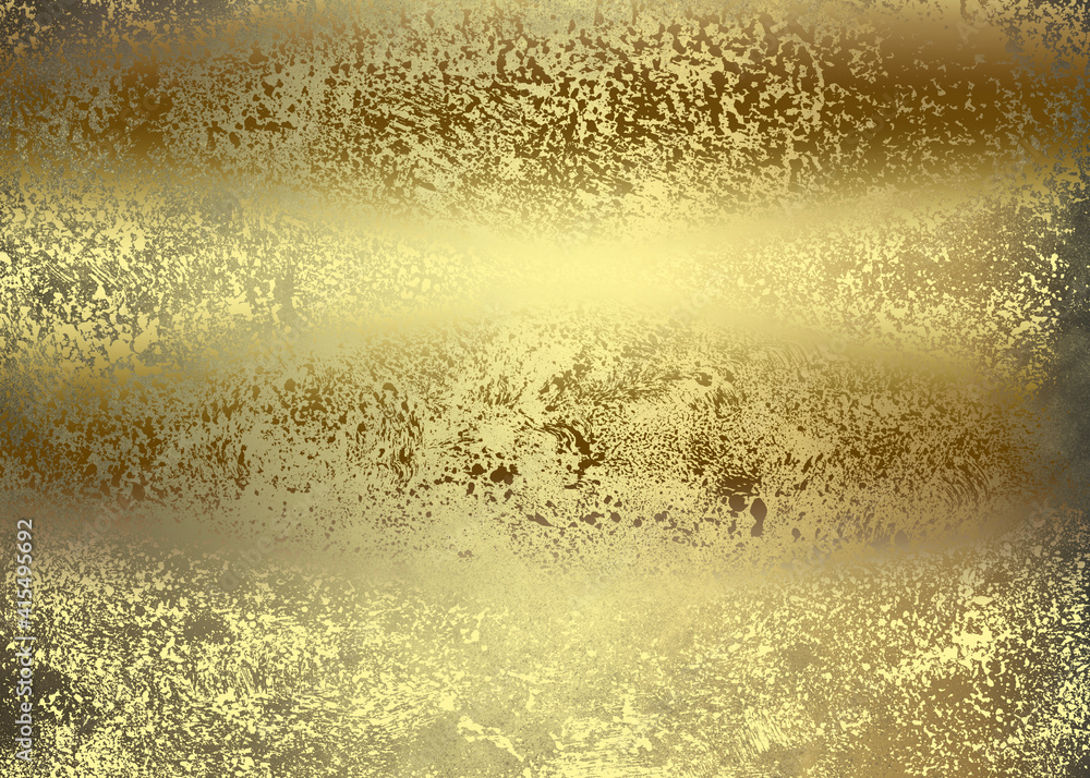 Obraz premium Golden abstract decorative paper texture background for artwork - Illustration 