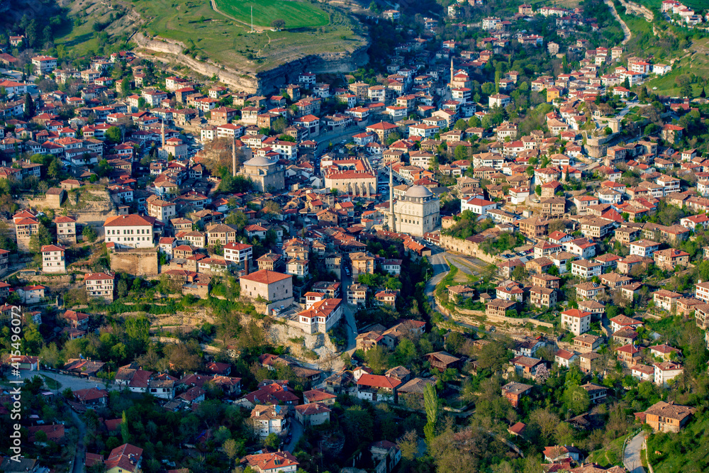 safranbolu house aerial view