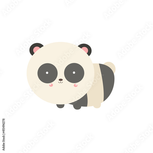 cute cat animal character design vector template illustration