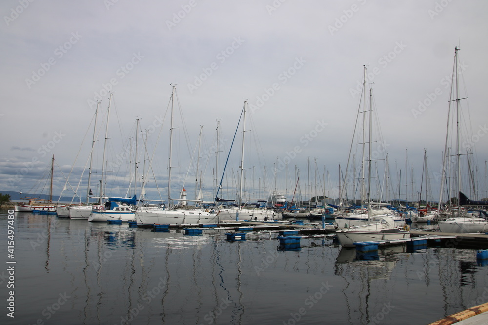 boats in marina