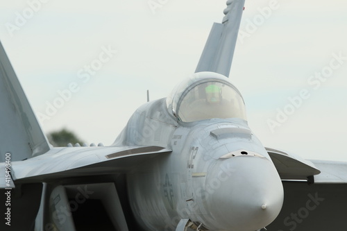 CF 18 Hornet airplane in flight