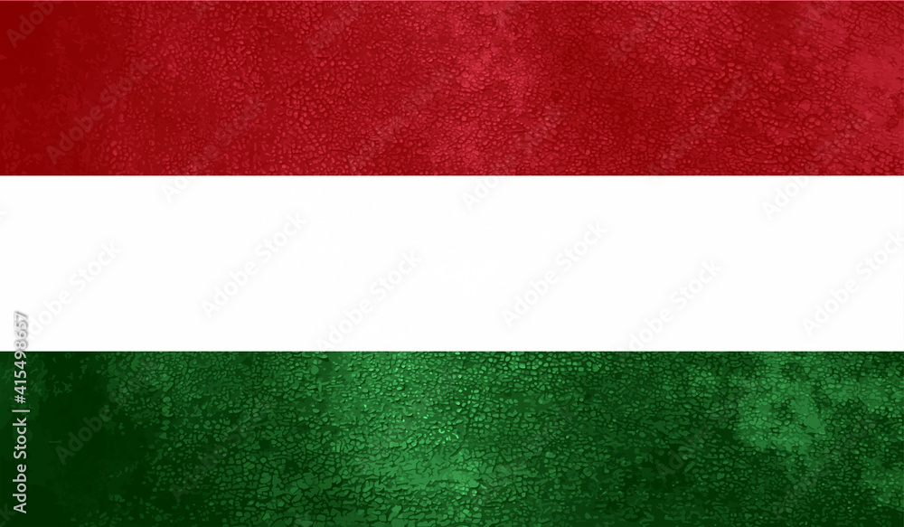 Hungary grunge, old, scratched style flag Hungary grunge, old, scratched style flag
