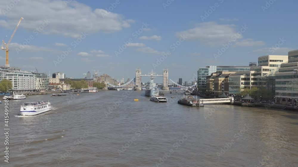 An overview of the Thames River in summer. An overview of the Thames River in summer.