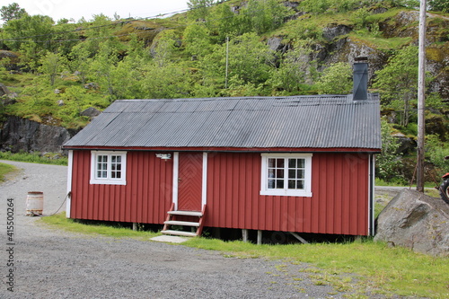 old red barn