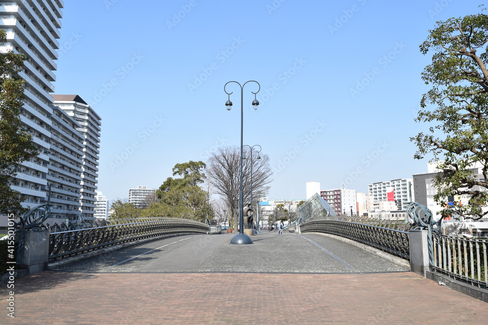 Pathway at Kawaguchi City, Saitama Prefecture, Japan