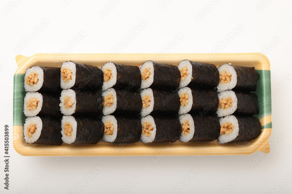 納豆巻き
納豆巻き