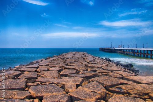 Pondicherry Pier View (ID: 415505670)