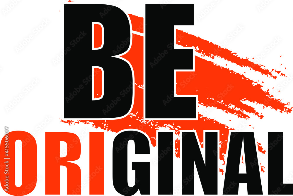 be original typography t-shirt design,vector illutration red and black color.
