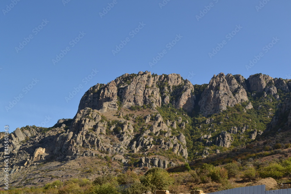 The Valley of Ghosts in Crimea