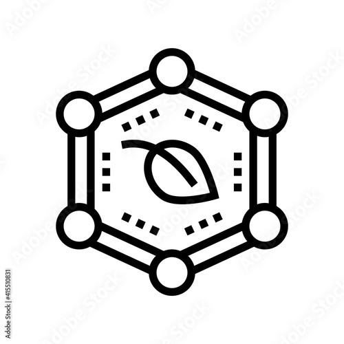 plants safe line icon vector. plants safe sign. isolated contour symbol black illustration
