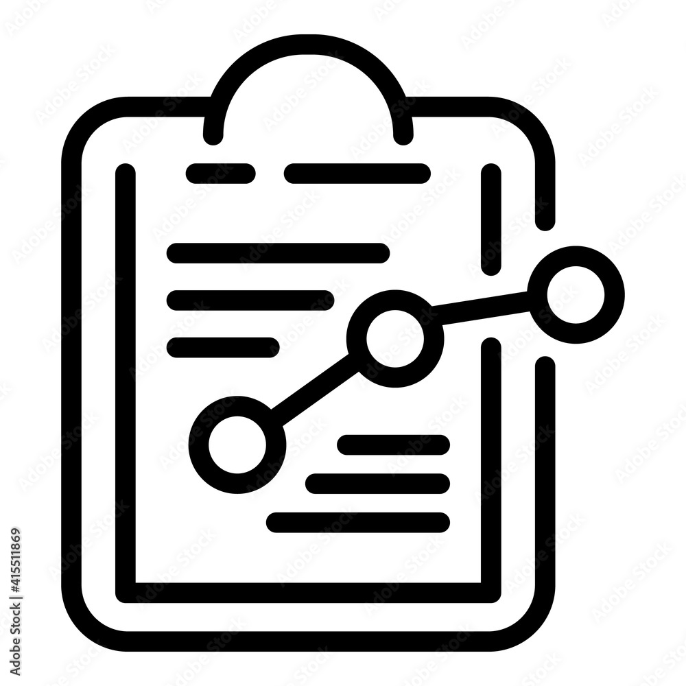 Project chart icon. Outline project chart vector icon for web design isolated on white background Project chart icon. Outline project chart vector icon for web design isolated on white background