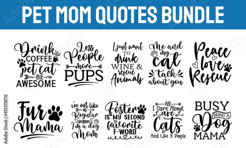 Pet svg bundle, Cats and dogs svg, Dog paw svg, Animals lovers, Pet eps set,  Cats svg collection, Cat mom, Dog mom, Cut files