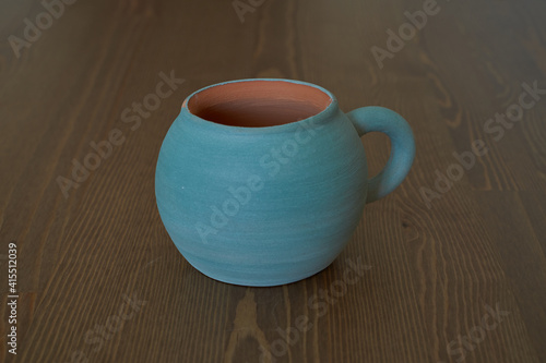 Ceramics  ceramic product mug with your own hands  made on a potter s wheel
