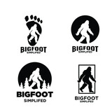 Big foot yeti logo icon design