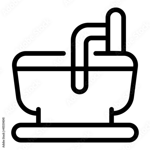 Dairy production equipment icon. Outline dairy production equipment vector icon for web design isolated on white background