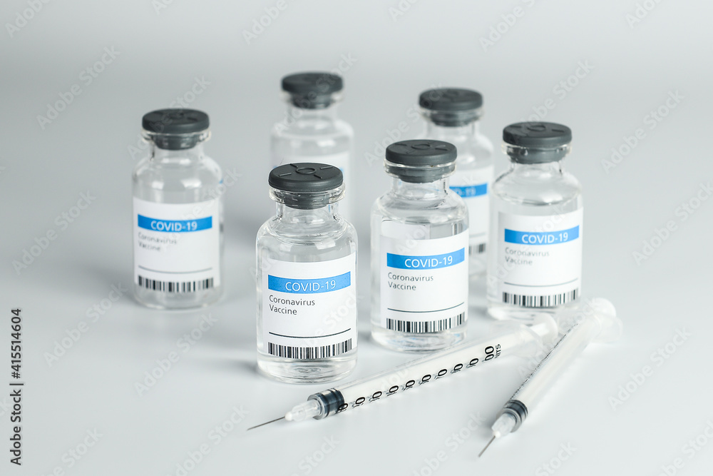 Coronavirus Vaccine bottle Corona Virus COVID-19 Covid vaccines syringe. Coronavirus Vaccine bottle Corona Virus COVID-19 Covid vaccines syringe.