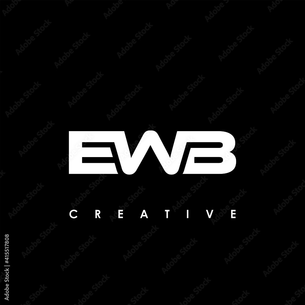 EWB Letter Initial Logo Design Template Vector Illustration EWB Letter Initial Logo Design Template Vector Illustration