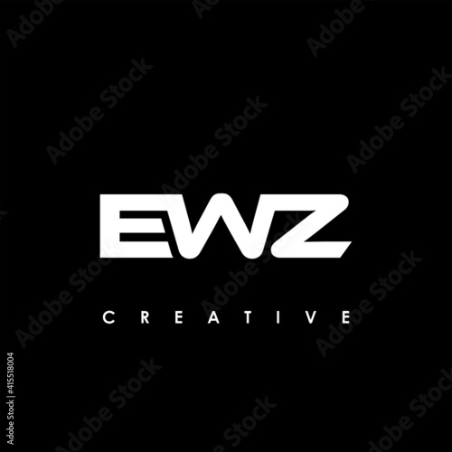 EWZ Letter Initial Logo Design Template Vector Illustration photo