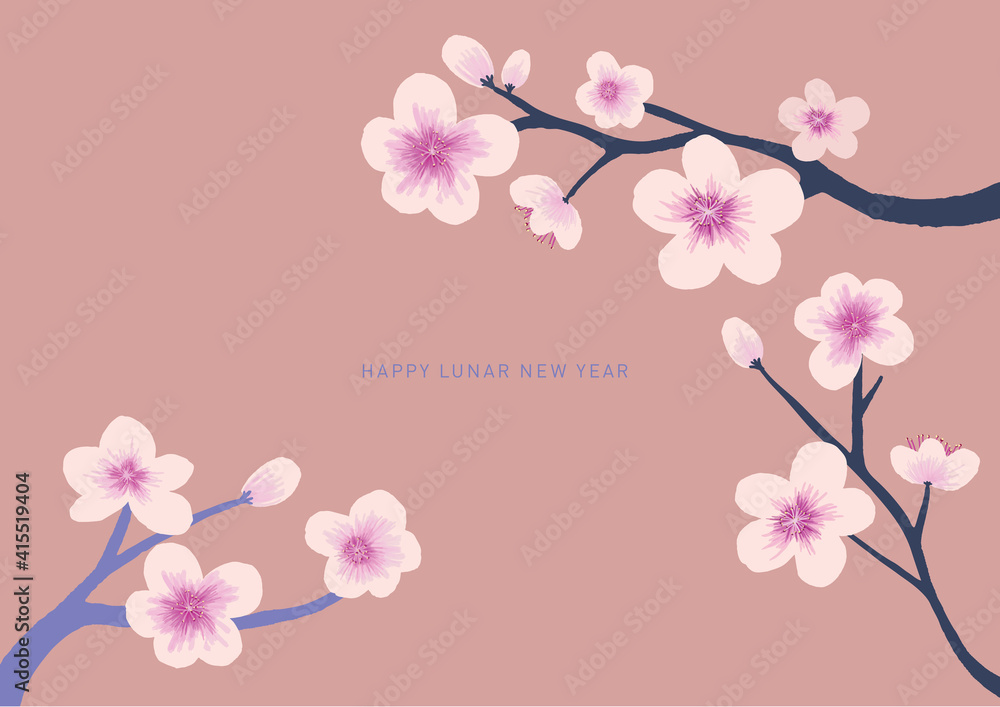 Hand Drawn Cherry Blossom Vector Hand Drawn Cherry Blossom Vector