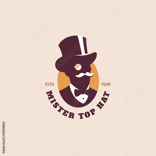 Mister top hat logo