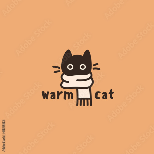 Warm cat logo