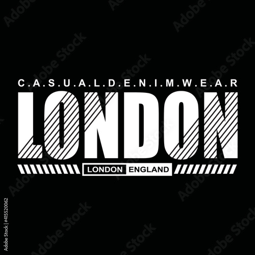 Photography london urban clothing typography design
